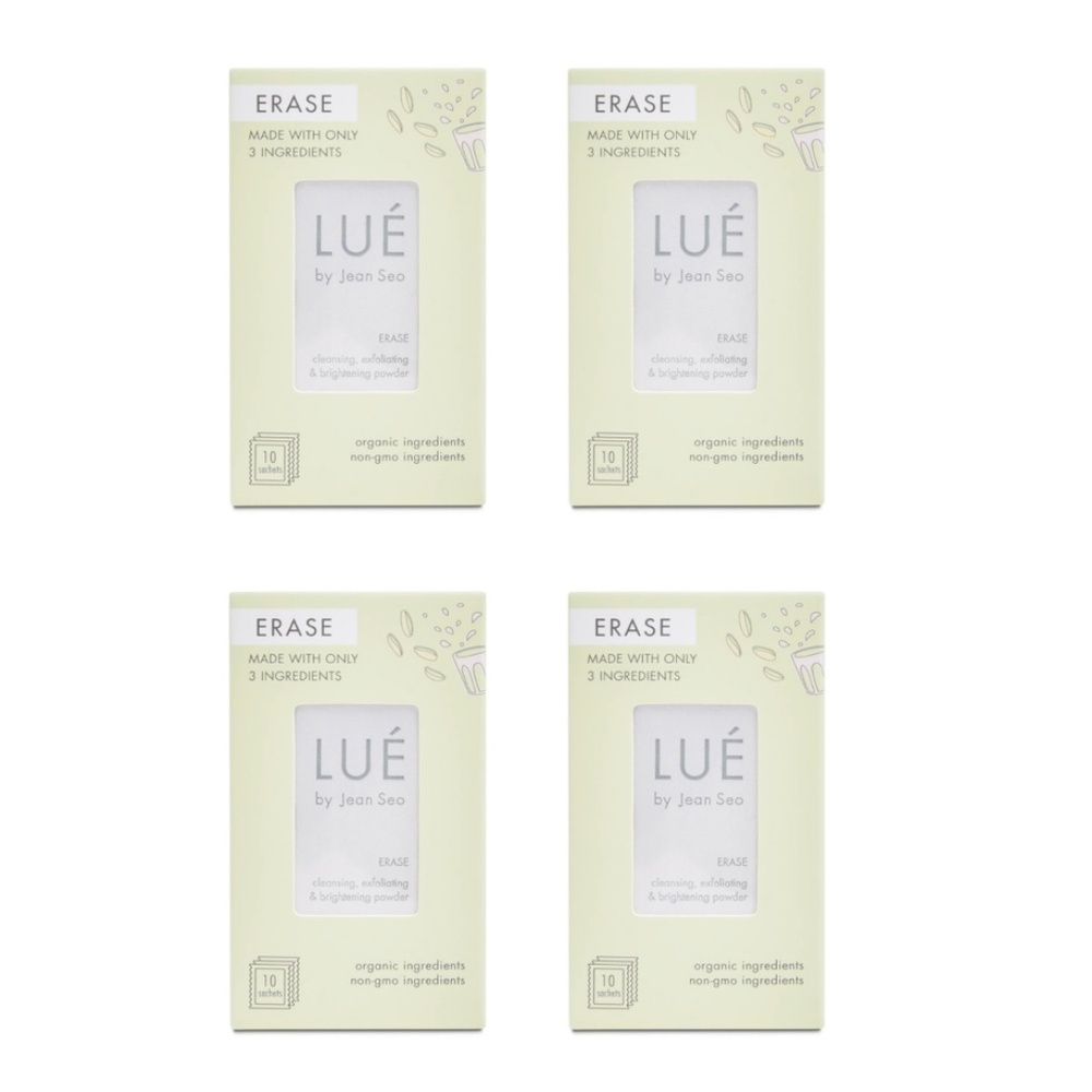 4 Boxes: Erase Cleansing Exfoliating & Brightening Powder (Organic) Lue Jean Seo
